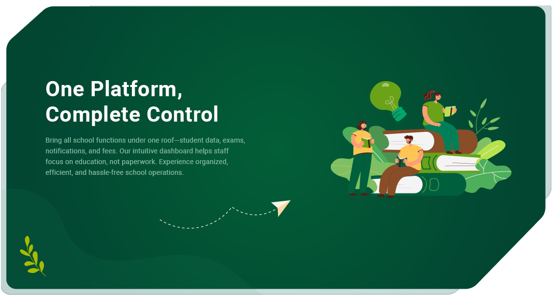 Institute Management Dashboard Interface